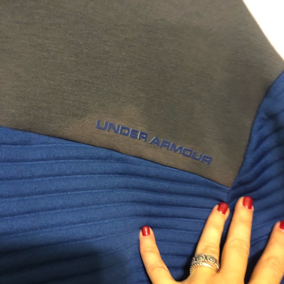Under Armour Pullover Blue Size Large - Picture 6 of 7